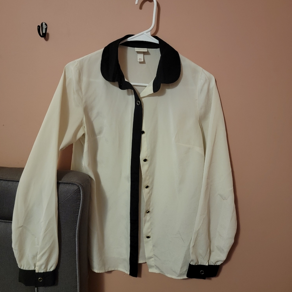 Merona Semi Sheer Blouse